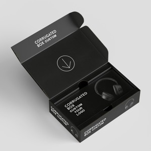 Custom Die Cut Corrugated Mailer Box for Headphones and Consumer Electronics