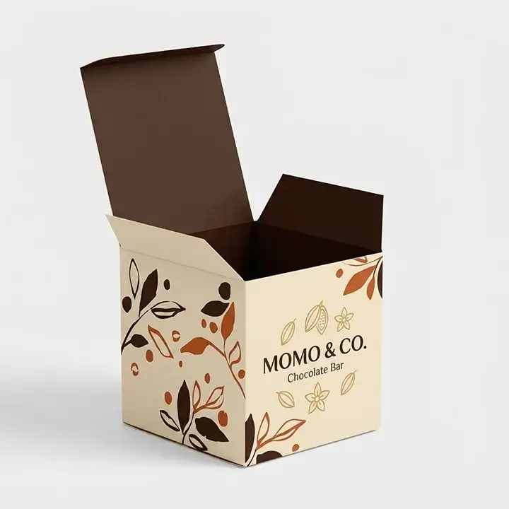 Versatile custom printed cardboard box for retail and shipping