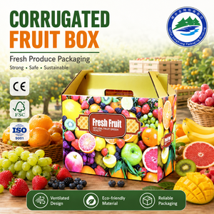 Purchase Fruit Display Boxes Environmentally Friendly Corrugated Packaging Boxes
