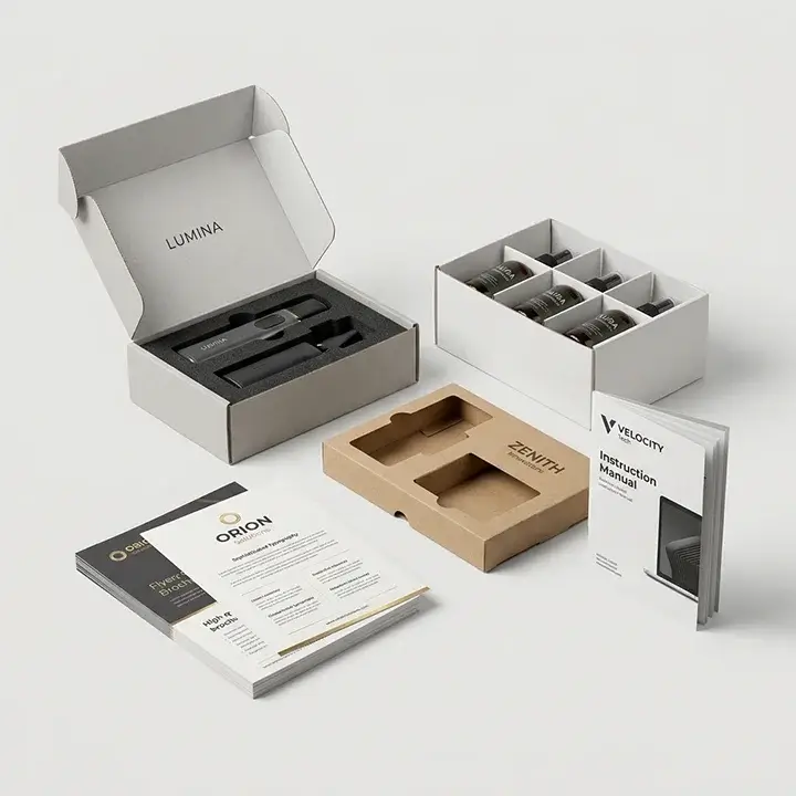 Custom die-cut box inserts and dividers for product protection