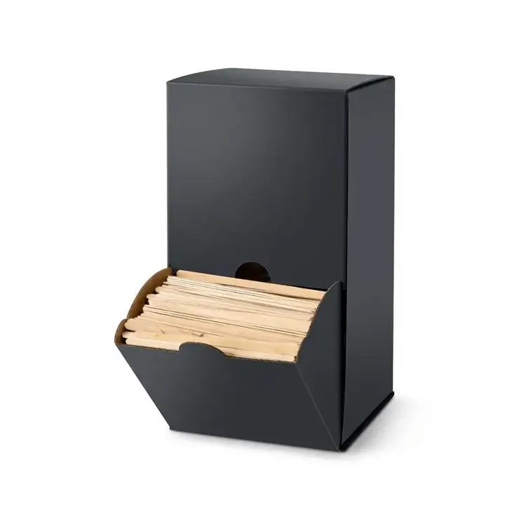 Gravity-Fed Gravity Dispenser Boxes for Retail Checkout Counters