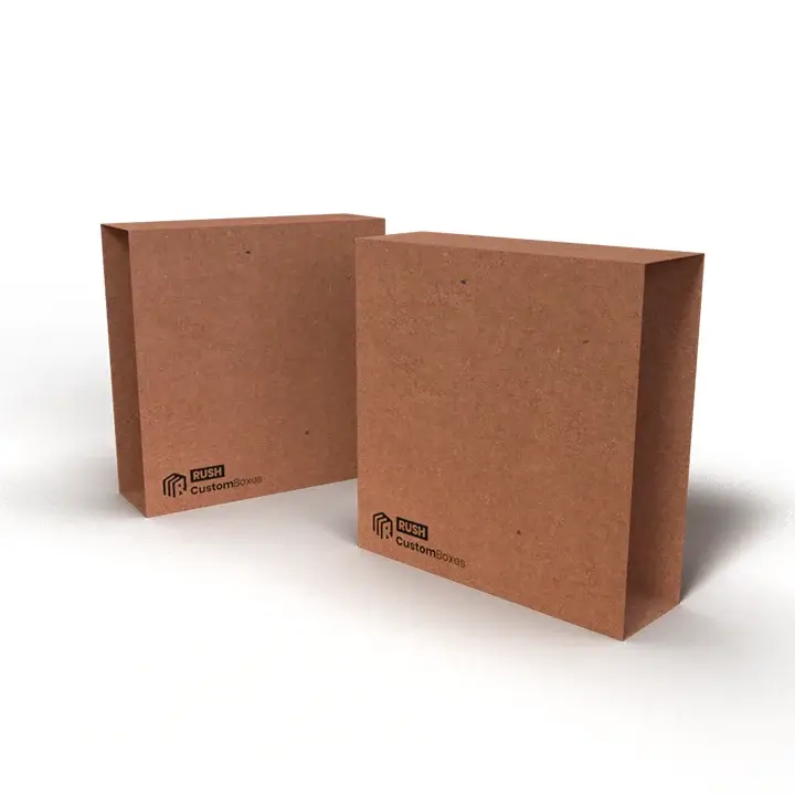 Eco-friendly unbleached brown kraft paper sleeve