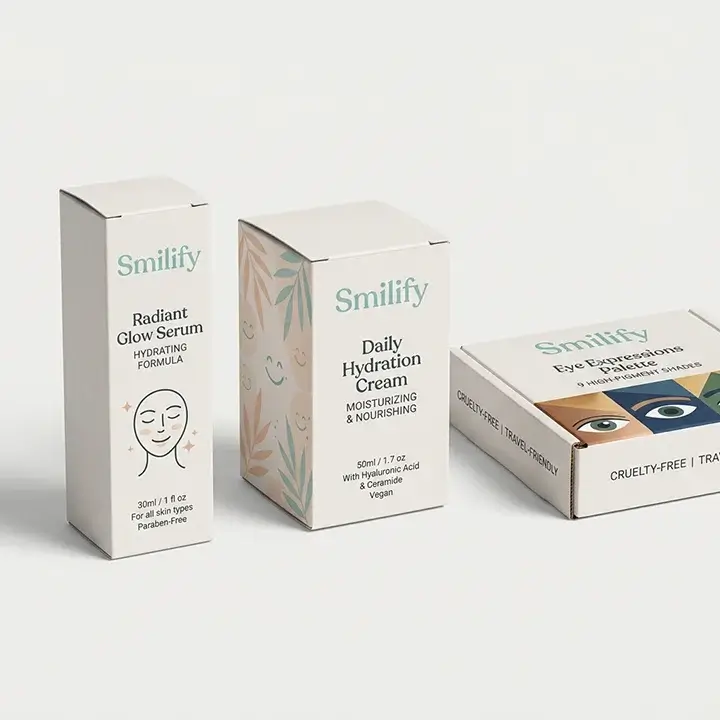 Custom cosmetic packaging boxes for skincare and beauty brands