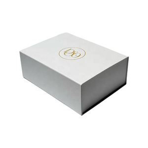 Custom Standard Collapsible Cardboard White Luxury Gift Box