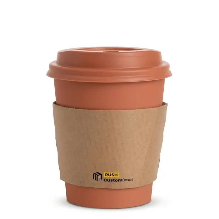 Insulated paperboard sleeve for hot soup cups