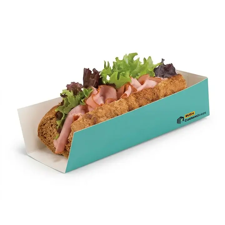 Custom hot dog wrapper sleeve for food concessions