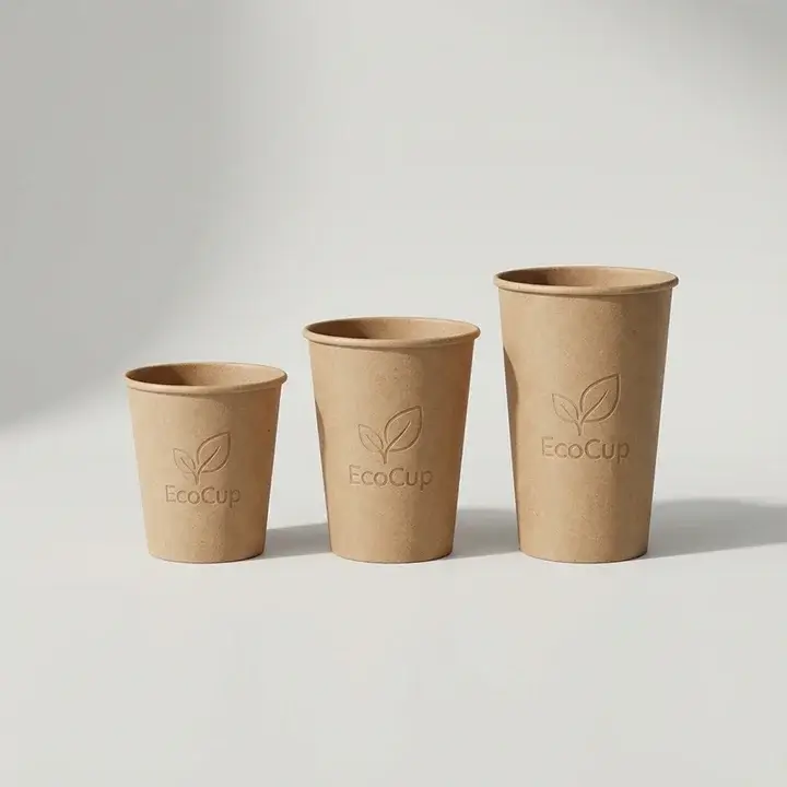 Biodegradable PLA coated eco paper cups
