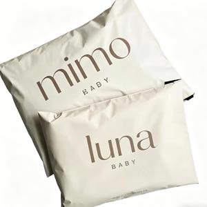 Eco Friendly Compostable Cream-Colored Courier Bag Biodegradable Plastic Poly Mailers