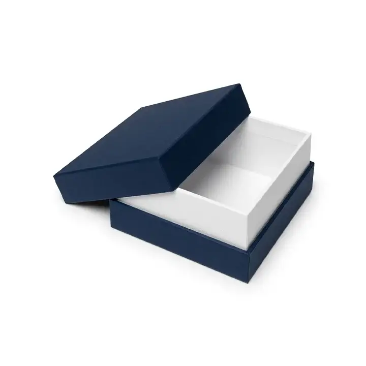 Shoulder and neck rigid box with exposed inner collar