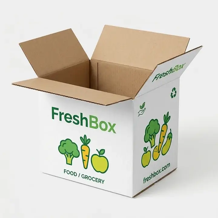 Heavy-duty corrugated shipping boxes for bulk freight and e-commerce