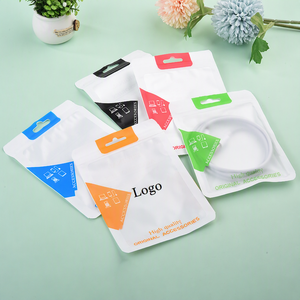 Custom Printed Poly Bags For Cables Wholesale Clear Zip Lock Plastic Packaging