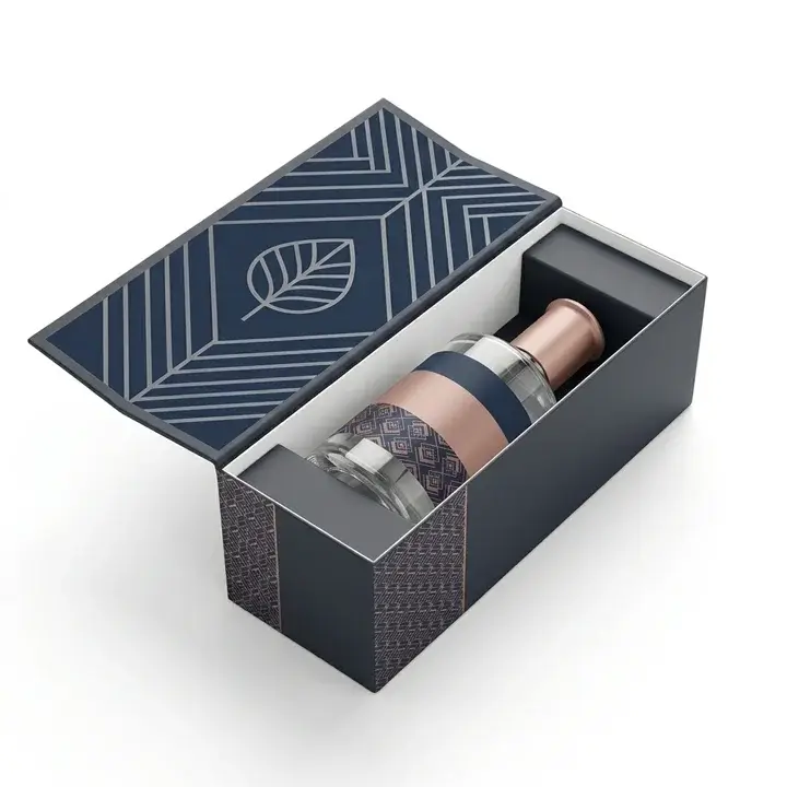 High-end custom perfume packaging box with EVA insert