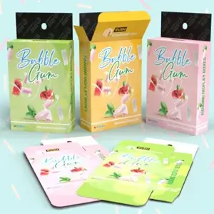 Colorful custom candy packaging box design for confectionery brands