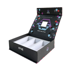 Handmade Flip Top Cardboard Paper Magnetic Closure Gift Box Packaging