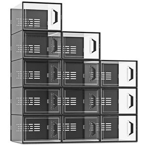 Plastic Stackable Heavy Duty Shoe Case
