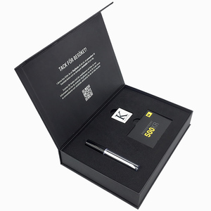 Custom Magnetic Box For Black Gift Box Packaging And Luxury High-end PR Paper Box