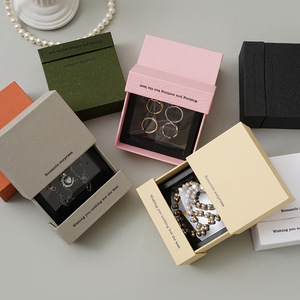 Eco Friendly Custom Logo Recyclable Cardboard Gift Box Packing For Jewellery