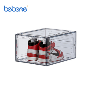 Foldable Stackable PP+PET Single Shoe Box