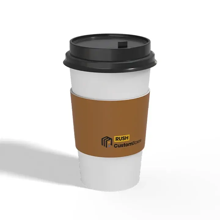 Insulated heat barrier coffee cup sleeves