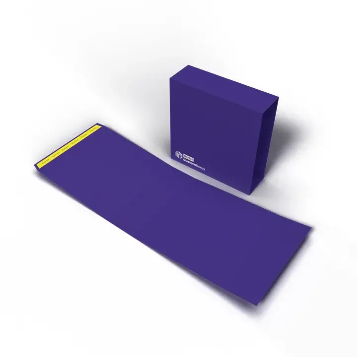 Pre-glued custom paperboard sleeve band
