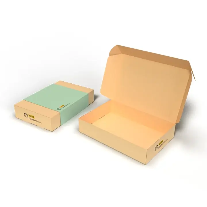 Branded packaging sleeve for corrugated e-commerce mailer boxes